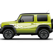 Suzuki JIMNY Grafische zijkant Deurensticker Logo Lijnensticker
 2