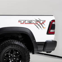TRX Claw Marks Bed Side Vinyl Decal Paar voor Dodge Ram TRX_3