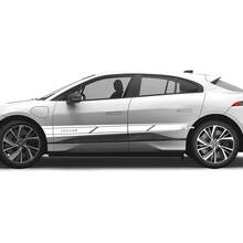 Jaguar I Pace Side Stripes Graphics Deursticker Logo Lijnensticker
 3