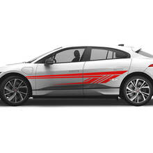 Stickers voor Jaguar I Pace Side Modern Stripes Graphics Logo Lines sticker
 2