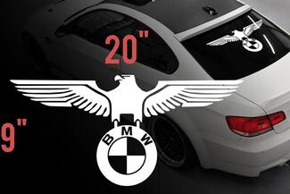 BMW Eagle Duitse auto achterruit vinylstickers stickers voor M3 M5 M6 e36 allemaal
