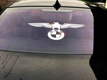 BMW Eagle Duitse auto achterruit vinylstickers stickers voor M3 M5 M6 e36 allemaal
 2