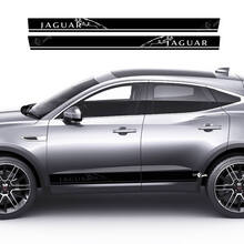 Jaguar E-Pace zijpaneel deuren strepen grafische sticker logo sticker
 3