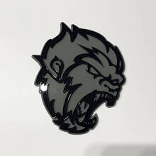 Boze Sasquatch Bigfoot 3D Spatscherm Badge Embleem_2