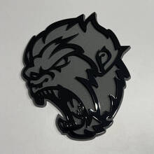 Boze Sasquatch Bigfoot 3D Spatscherm Badge Embleem_4