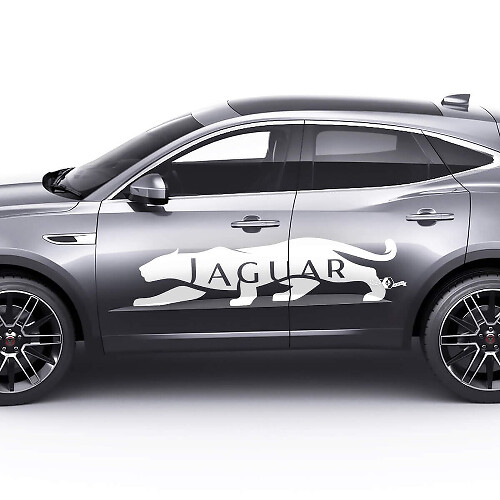 Zijlogo Jaguar Deurgraphics Decal Logo Sticker 2 Voor Jaguar E-Pace