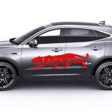 Zijlogo Jaguar Deurgraphics Decal Logo Sticker 2 Voor Jaguar E-Pace 2