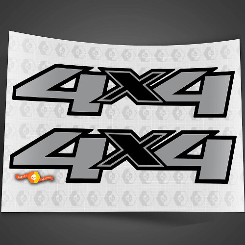 2X Chevy Chevrolet Silverado 4X4 stickers 1500 2500 GM HD vinylstickerset
