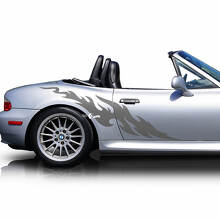 Vlam zijdeuren Tri Stripes Vinyl Decal Sticker
 3