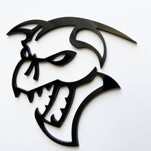 Hellcat Demon 3D-badge Zwart spatbordbadges embleem
 2