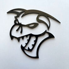 Hellcat Demon 3D-badge Zwart spatbordbadges embleem
 3