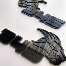 Geit 345 3D Spaakplaat Badge Embleem_4