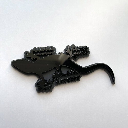 Gecko 3D-embleem spatbordemblemen emblem