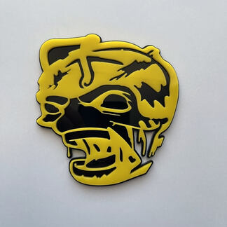 Zombie Bee Super Bee 3D Badge Zwart vs Geel Fender Badges embleem
 1