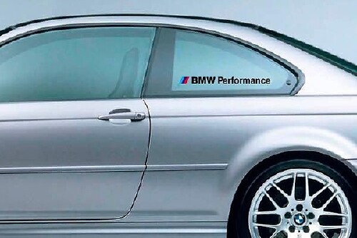 M Performance zijraam vinyl decal sticker voor BMW M5