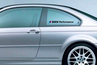 PAAR BMW Performance M3 M5 E34 E36 E39 E46 E60 E70 E90 Raamstickers sticker logo

