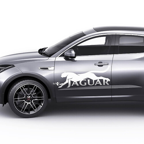 Jaguar Logo Cat E-Pace Zijdeuren Graphics sticker Logo sticker

