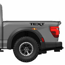 Aangepast Tekstgrafiek Vinyl Decal Sticker Kit voor Musclecar truck power truck R_2