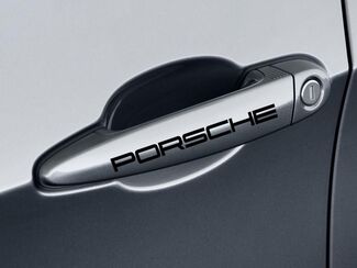 4 Porsche Deurklink voor Cayenne Panamera Boxter 911 Emblemen Decals Stickers