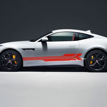 Jaguar F-Type R Side Stripes Racing Graphics Deursticker Logosticker
 3