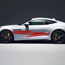 Jaguar F-Type R Side Racing Graphics Deursticker Logosticker 2
 2