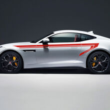 Jaguar F-Type R Side Racing Stripes Graphics Deursticker Logosticker 3
 2