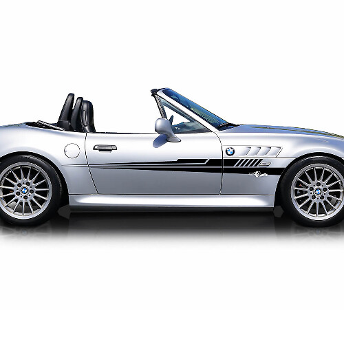 Paar BMW Z3 Roadster strepen zijdeuren vinyl sticker
