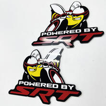 Aangedreven door SRT Scat Pack Bee Dodge Charger Challenger Badge Fender Badges-embleem
 2