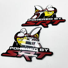 Aangedreven door SRT Scat Pack Bee Dodge Charger Challenger Badge Fender Badges-embleem
 3