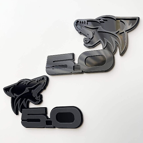 Coyote 5.0 Wolf 3D spatbordembleem badge