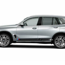M logo strepen voor BMW X5 G05 zijdeuren vinyl sticker
 2