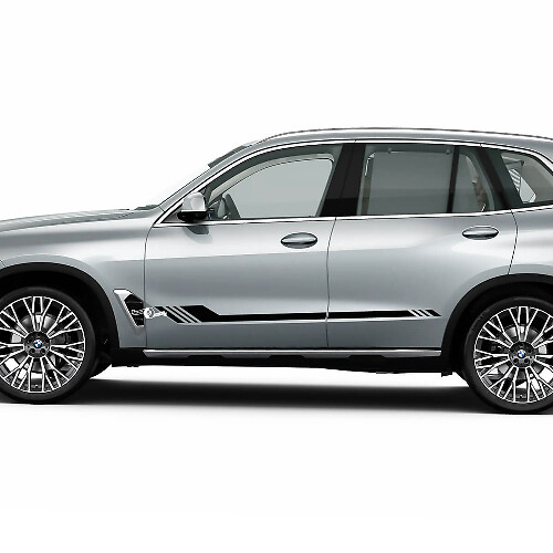 M logo strepen voor BMW X5 G05 zijdeuren vinyl sticker
