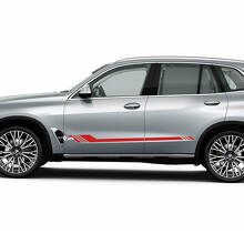 M logo strepen voor BMW X5 G05 zijdeuren vinyl sticker
 2