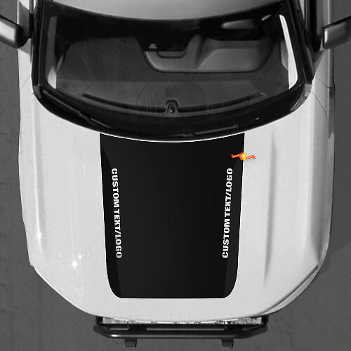 Nieuwe Ford Bronco 2021 2022 aangepaste tekst kap vinyl sticker kit sticker afbeelding
