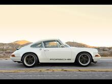 Porsche 911 tweekleurige klassieke zijstrepen logo sticker zanger stijl
 4