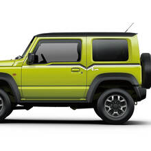 Paar Suzuki JIMNY zijdeuren Streeplijnen grafische sticker Lijnen sticker 3 kleuren
 2