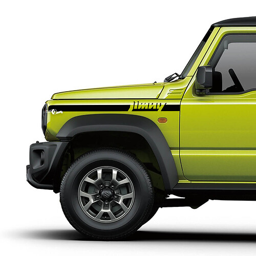 Paar Suzuki JIMNY Side Fender Stripe grafische sticker Lijnen Logo sticker
