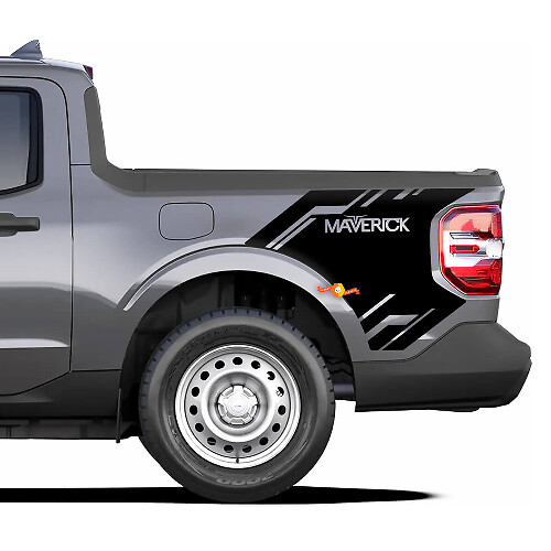 Zijbed Logo Vinyl Decals Stickers 2 Grafisch voor Ford Maverick