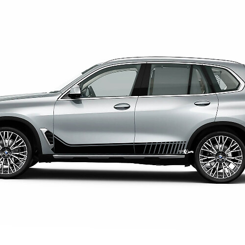 Accentstrepen aan de zijkant voor BMW G05 zijdeuren vinyl sticker
