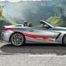 Zijdeur Tribal M-logo BMW Z4 vinyl sticker
 2