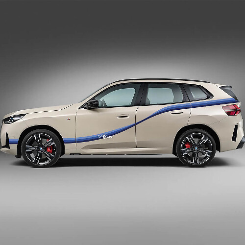BMW X3 G01 F25 zijdeuren drie strepen vinyl sticker
