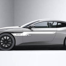 Zijkant Aston Martin DB11 zijdeuren vinyl stickers stickers
 2