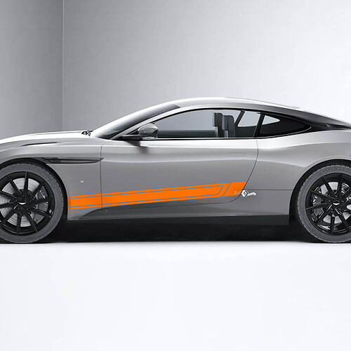 Zijkant Aston Martin DB11 of andere modellen Zijdeuren Vinylstickers
