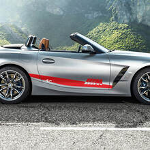 Accentstrepen op de zijdeur met M-logo BMW Z4 vinylsticker
 3