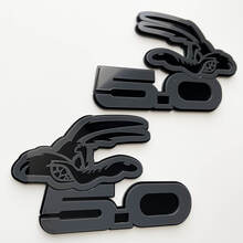 COYOTE 5.0 spatbordbadges embleem 3D-badge zwart versus grijs 2
 2