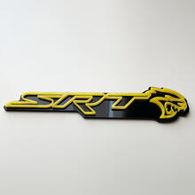 SRT 3D-badge zwart versus geel spatbordbadges embleem
 4