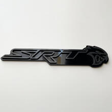 SRT 3D-badge zwart versus grijs spatbordbadges embleem
 4