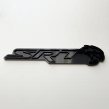 SRT 3D-badge grijs versus zwart spatbordbadges embleem
 3