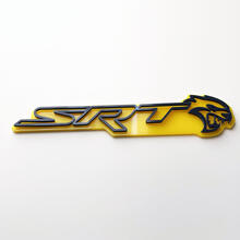 SRT 3D-badge geel versus zwart spatbordbadges embleem
 4