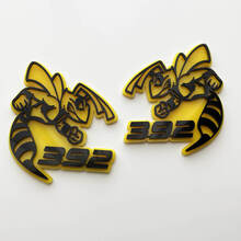 Hornet Bee 392 3D-badge geel versus zwart spatbordbadges embleem
 4